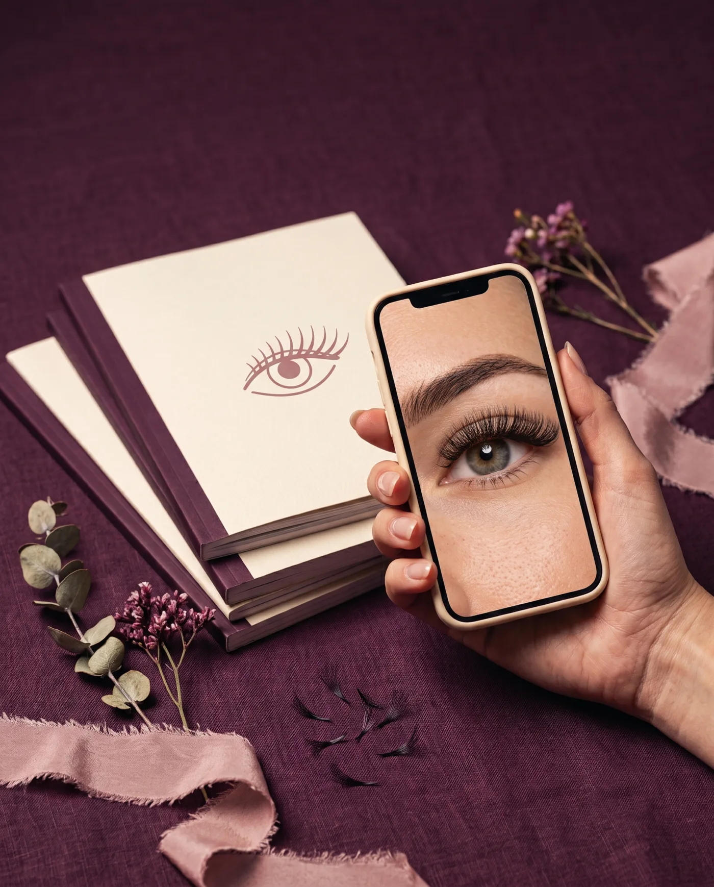 Os materiais do Combo Completo Lash Brasil no app